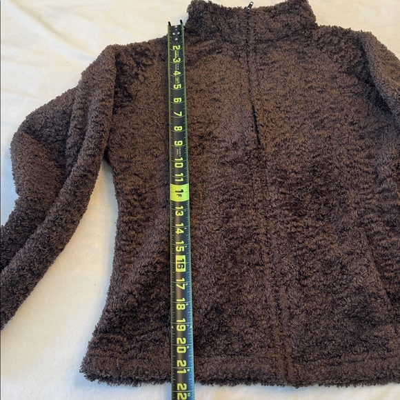 Black Diamond Fuzzy Textured Fleece Jacket, sz M - Picture 6 of 11